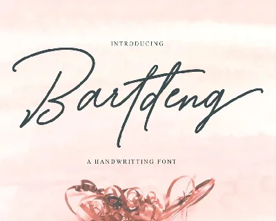 Bartdeng Handwritten font