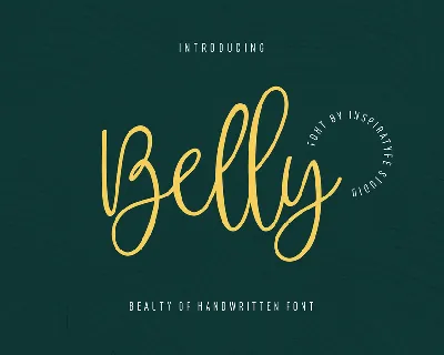 Belly FREE font