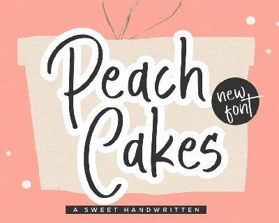 Peach Cakes font