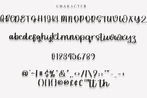 Flower font