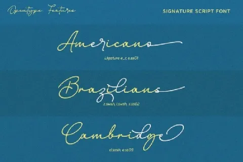 Billstone Signature font