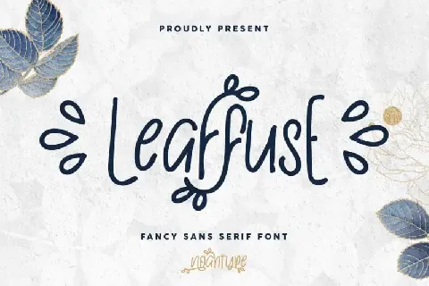 Leaffuse Display font
