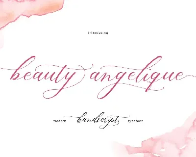Beauty Angelique Script font