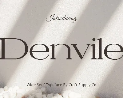 Denvile font