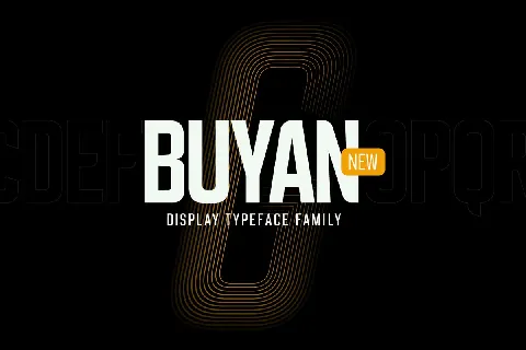 Buyan font