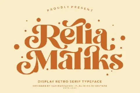 Relia Maliks font