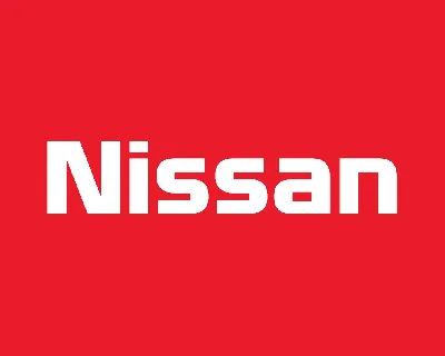 Nissan font