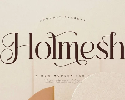 Holmesh font