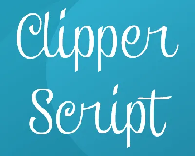 Clipper Script (Personal Use) font