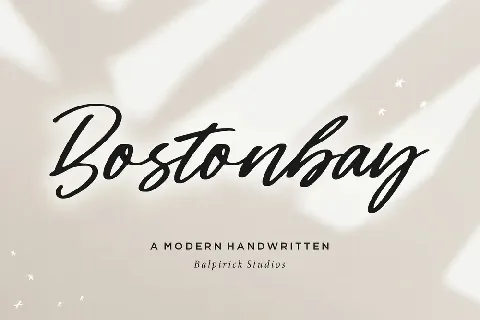 Bostonbay font