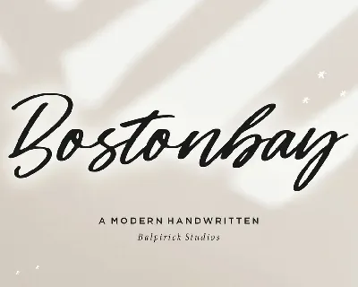 Bostonbay font