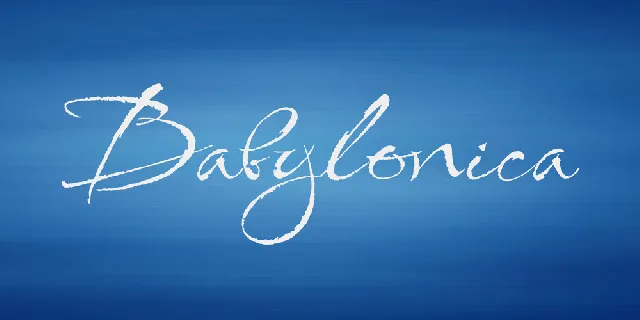 Babylonica font