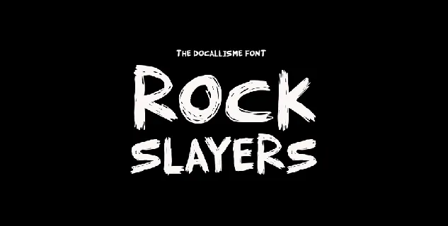 Rock Slayers font