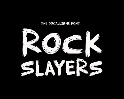 Rock Slayers font