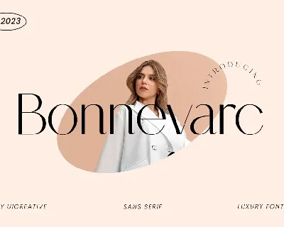 Bonnevarc font