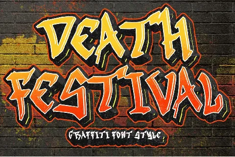 Death Festival Personal font