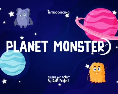 Planet Monster font