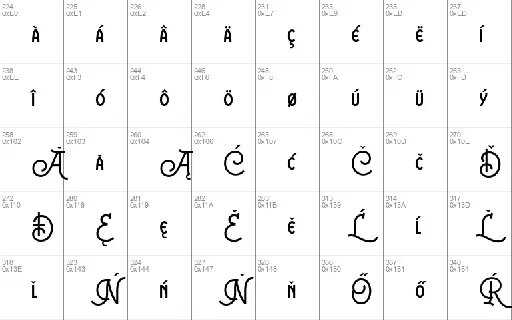 Colgneries font