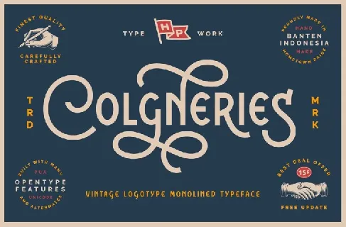 Colgneries font