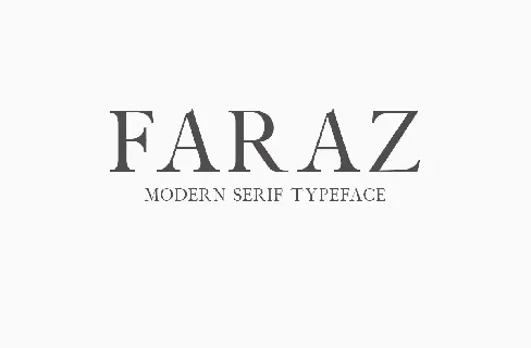 Faraz font