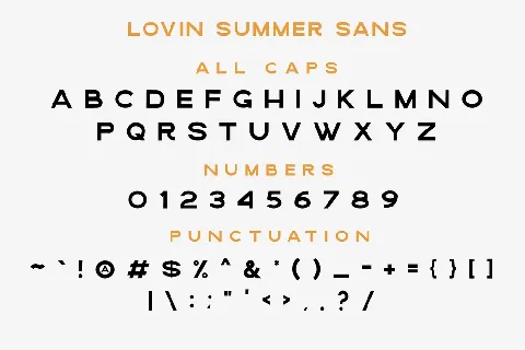 Lovin Summer font