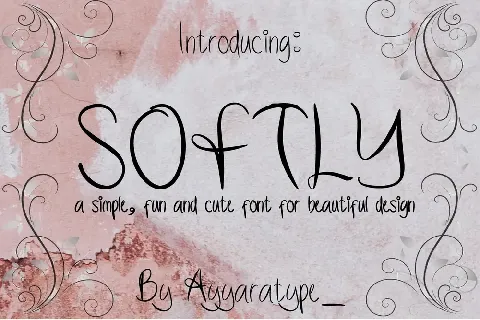 Softly Handwritten font