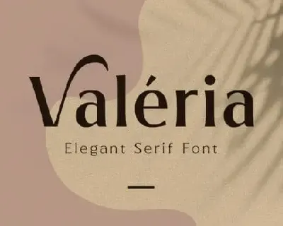 Valeria Sans Serif font