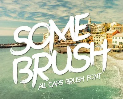 SomeBrush font