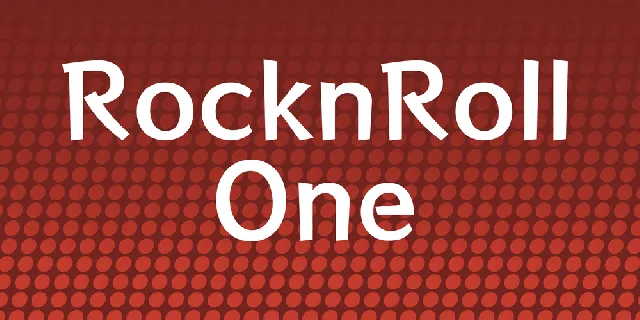 RocknRoll One font