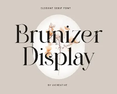 Brunizer font