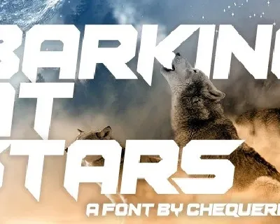 Barking At Stars font