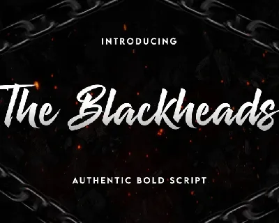 The Blackheads font