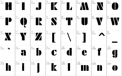 Sistemas Display font