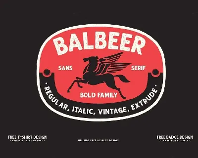 Balbeer Family font