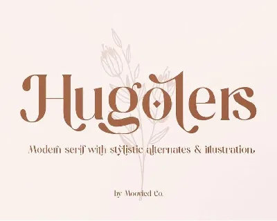 Hugolers Stylish Serif font