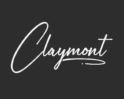 Claymont Demo font