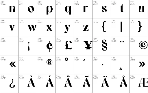 MEWATONIA font