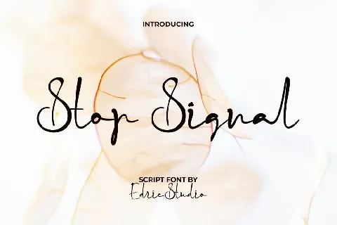Stop Signal font