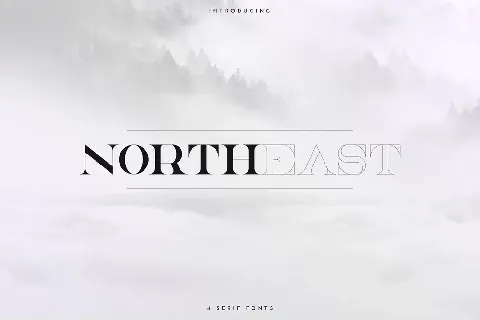 NorthEast Serif font