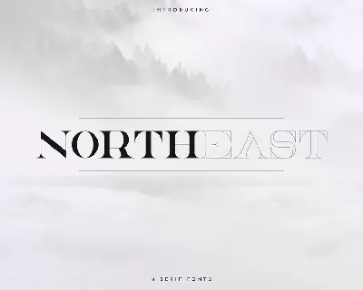 NorthEast Serif font