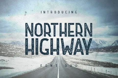 Northern Highway – Duo font