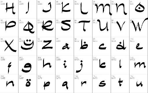Rubaith font