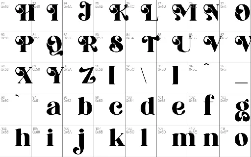 Thelost Magica font