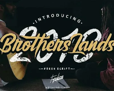 Brother Lands Script Free Download font