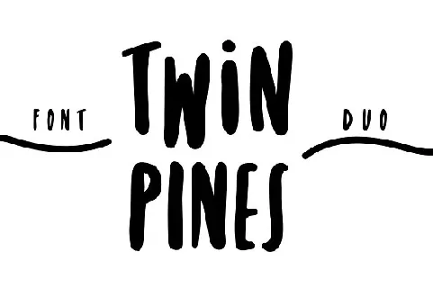 Twin Pines Duo font