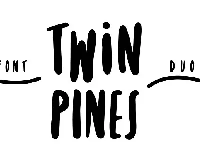 Twin Pines Duo font