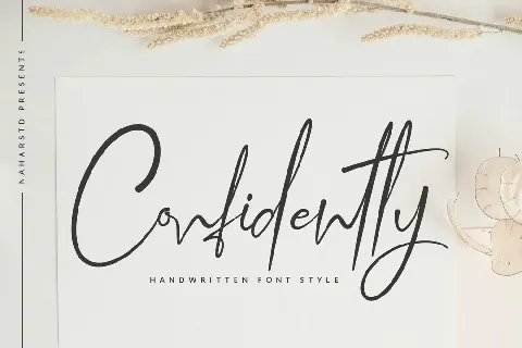 Confidently font