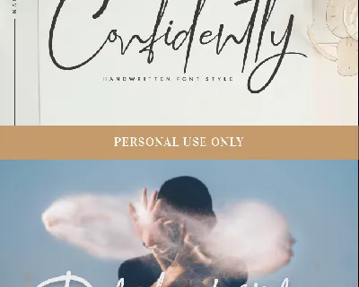 Confidently font