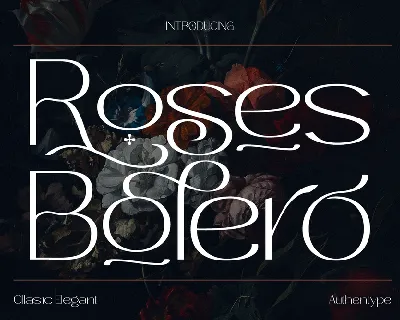 Roses Bolero Demo font