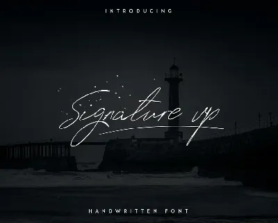 SignatureVP font